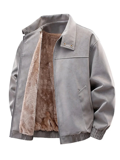 Chaqueta retro con forro polar