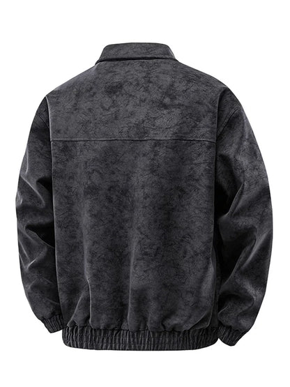 Chaqueta retro con forro polar