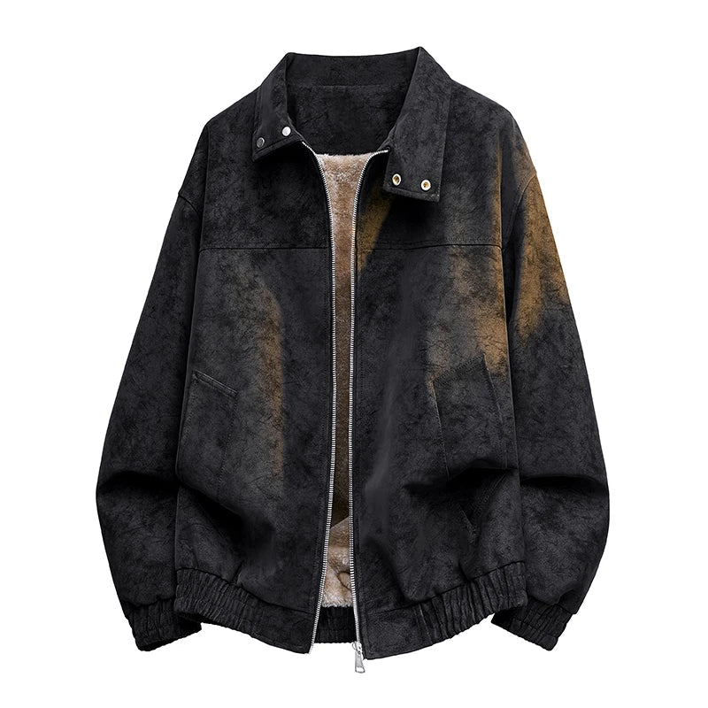 Chaqueta retro con forro polar